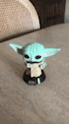 Baby Yoda Toy GIF - Baby Yoda Toy Bobblehead GIFs