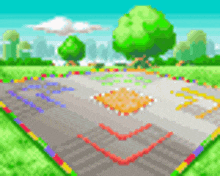 Gba Battle Course 1 Mario Kart GIF
