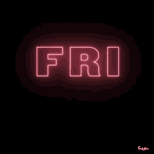 Friday Neon GIF - Friday Neon Neonfriday GIFs