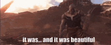 Thanos It Was GIF - Thanos It Was It Was Beautiful GIFs