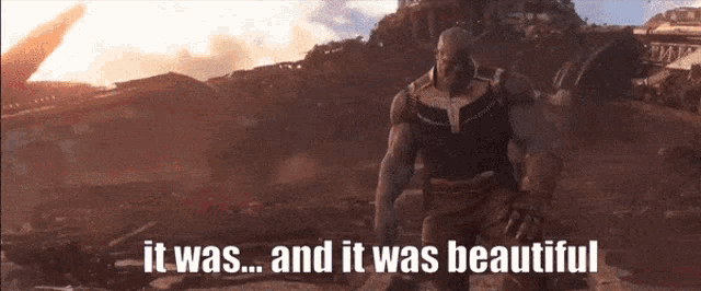 Thanos It Was GIF - Thanos It Was It Was Beautiful - Discover & Share GIFs