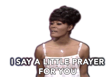I Say A Little Prayer For You Dionne Warwick Sticker - I Say A Little Prayer For You Dionne Warwick I Say A Little Prayer Stickers