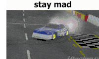 Luke Pp50 Iracing Stay Mad Sticker - Luke Pp50 Iracing Stay Mad Stay Mad Racer Stickers