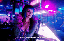 cyberpunk2077 evelyn parker if i didnt rest assured youd know