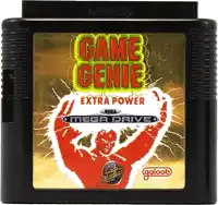 a game genie extra power mega drive game card