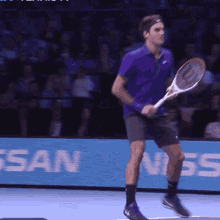 Roger Federer Return Of Serve GIF - Roger Federer Return Of Serve Tennis GIFs