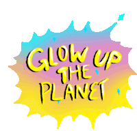 Glow Glow The Planet Sticker - Glow Glow The Planet Planet Stickers