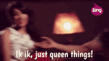 Niti Taylor Just Queen Things GIF - Niti Taylor Just Queen Things Ik Ik Jjust Queen Things GIFs