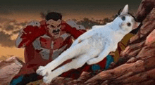 Think Mark Cat GIF - Think Mark Cat Invincible GIFs