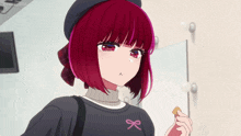 a girl with red hair says the way you cling to your past glory is a disgrace are you even making an effort to improve