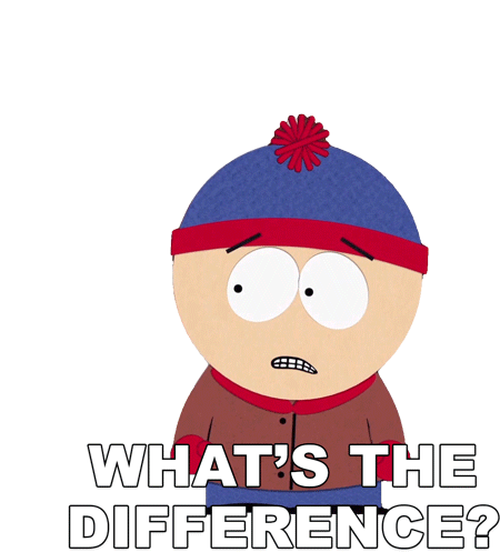 Whats The Difference Stan Marsh Sticker - Whats The Difference Stan Marsh South Park Stickers