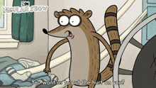 You Want Us To Put The Hurt On You Rigby GIF - You Want Us To Put The Hurt On You Rigby Regular Show GIFs