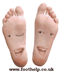 smelly feet wink smiling wiggly toes