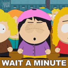 Wait A Minute Wendy Testaburger GIF - Wait A Minute Wendy Testaburger South Park GIFs