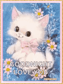Good Night Love You GIF - Good Night Love You Kitty GIFs
