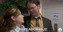Youre Adorable Dwight Schrute GIF - Youre Adorable Dwight Schrute Rainn Wilson GIFs