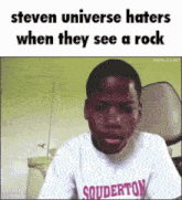 Steven Universe Rocks GIF - Steven Universe Rocks Hater GIFs