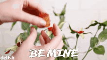 Be Mine Preparing GIF - Be Mine Preparing Flowers For You GIFs
