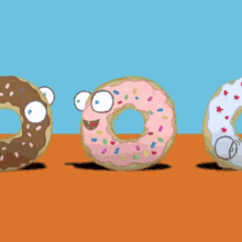 Donut Day Rolling Donuts GIF - Donut Day Rolling Donuts Happy Donuts GIFs