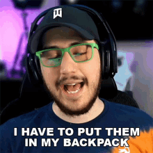 I Have To Put Them In My Backpack Jaredfps GIF - I Have To Put Them In My Backpack Jaredfps I Got To Put Those In My Backpack GIFs