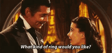 Gone With The Wind What Kind Of Ring GIF - Gone With The Wind What Kind Of Ring GIFs