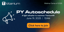 an advertisement for a webinar series of 2025 called py autoschedule