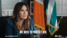 We Need To Protect Her Captain Olivia Benson GIF - We Need To Protect Her Captain Olivia Benson Law & Order GIFs