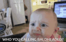 Bald Head Whho You Calling Bald GIF
