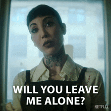 Will You Leave Me Alone Jenny Green GIF - Will You Leave Me Alone Jenny Green Dead Boy Detectives GIFs