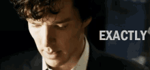 Exactly GIF - Sherlock Benedict Cumberbatch Exactly GIFs
