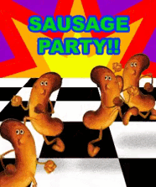 Sausage Party GIF - Sausage Party Dance GIFs