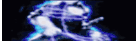 a blurred image of a person holding a gun in a dark room .