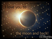 Ilove You Moon GIF - Ilove You Moon Stars GIFs