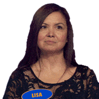 Nodding Lisa Sticker - Nodding Lisa Family Feud Canada Stickers