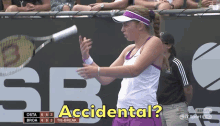 Ostapenko Accidental GIF - Ostapenko Accidental Tennisgif GIFs