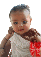Cute Baby Smile Cute Girl Sticker - Cute Baby Smile Cute Girl Stickers