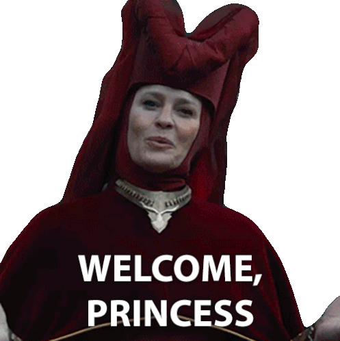 Welcome Princess Queen Isabelle Sticker - Welcome Princess Queen Isabelle Damsel Stickers