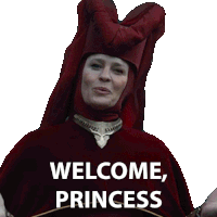 Welcome Princess Queen Isabelle Sticker - Welcome Princess Queen Isabelle Damsel Stickers
