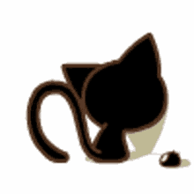 Boude Cat GIF - Boude Cat Black Cat GIFs