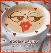Good Morning Coffee GIF - Good Morning Coffee Kiss GIFs
