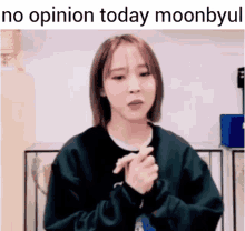 lesbyule moonbyul lesbyule i did this sleep deprived i thought was funny idk