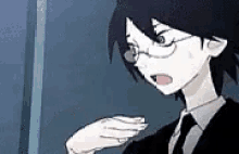 絶望先生 いやいや　ありえない　やだ GIF - Noway Zetsubou Sensei Anime GIFs
