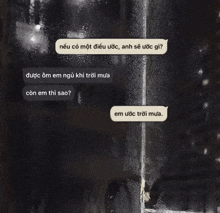 a screenshot of a text message between two people