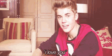 I Love You  GIF - Justin Bieber Beliebers GIFs