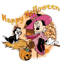 ハロウィン ディズニー GIF - Hsppy Halloween Halloween Disney Minnie Mouse GIFs