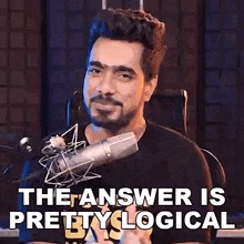 The Answer Is Pretty Logical Unmesh Dinda GIF - The Answer Is Pretty Logical Unmesh Dinda Piximperfect GIFs