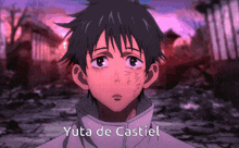 yuta de castiel is the name of the anime character shown