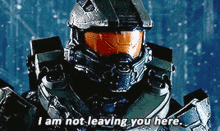 Halo Master Chief GIF - Halo Master Chief I Am Not Leaving You Here GIFs
