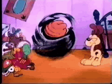 Garfield Halloween GIF - Garfield Halloween Odie GIFs