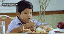 Eating.Gif GIF - Eating Panchathanthiram Movie Food GIFs